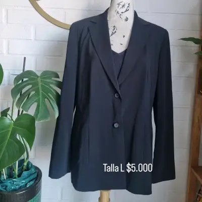 Blazer rosa claro para mujer talla M/L - miniatura 4