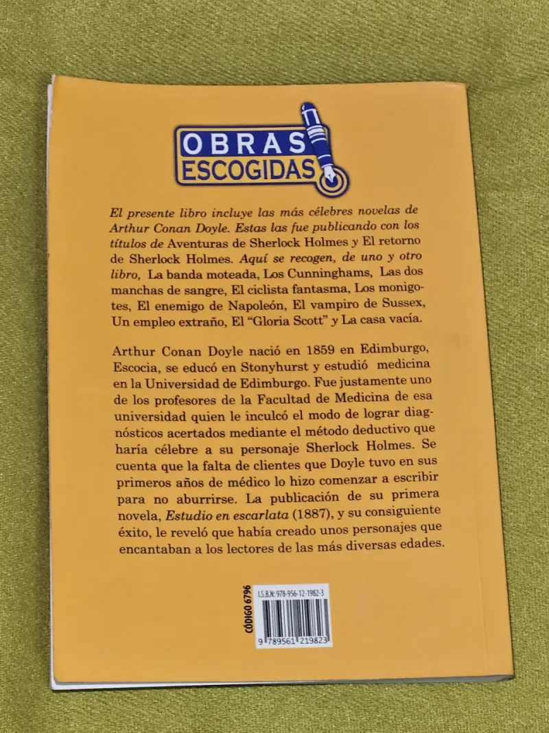 Libro Las aventuras de Sherlock Holmes - 2