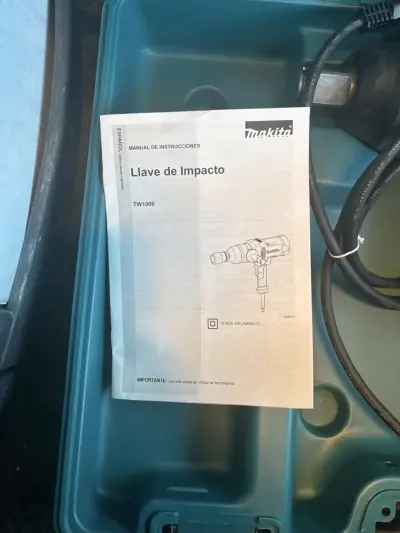 Llave de impacto Makita 1200W azul - miniatura 3