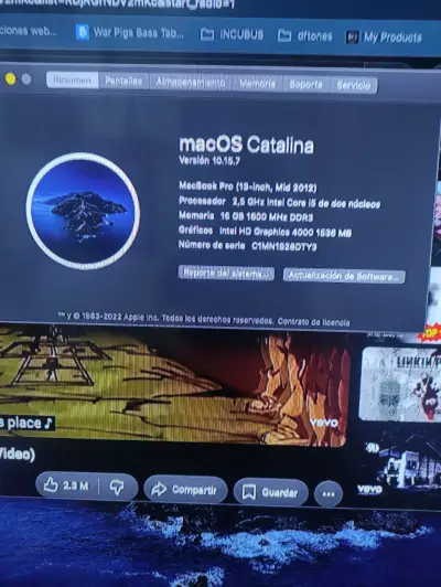 MacBook Pro 15 pulgadas Mid 2012 - miniatura 1