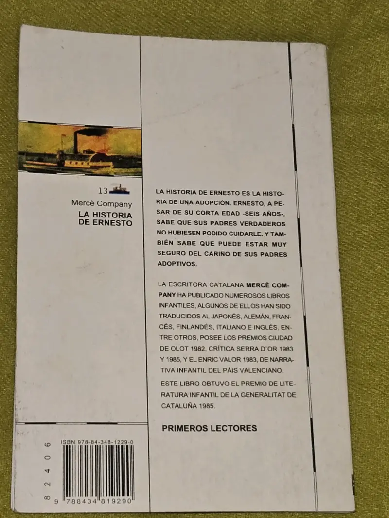Libro 'La historia de Ernesto' de Mercè Company - 2