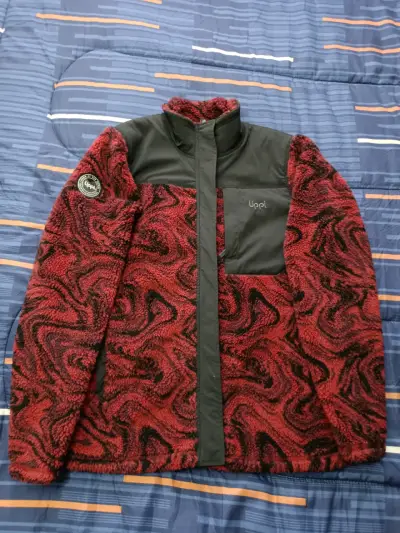 Chaqueta polar Uppá roja y negra - miniatura 1