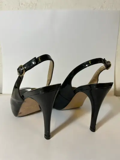 Zapatos de tacón negro charol  TALLA 35 - miniatura 3