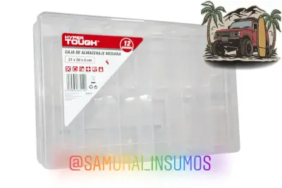 Caja Almacenamiento Multiuso Mediano 12 Divisores - miniatura 1
