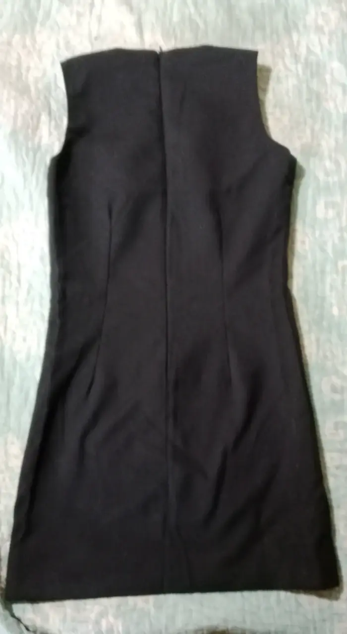 Vestido negro sin mangas talla 36 - 2
