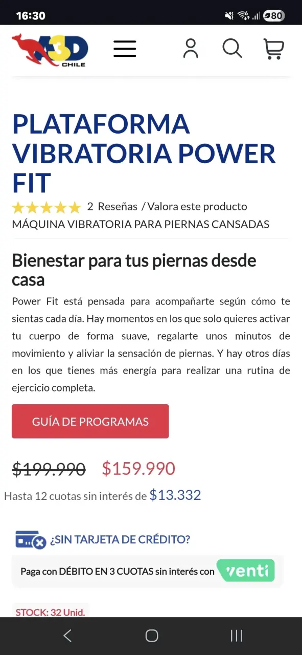 Plataforma vibratoria de ejercicio - 4