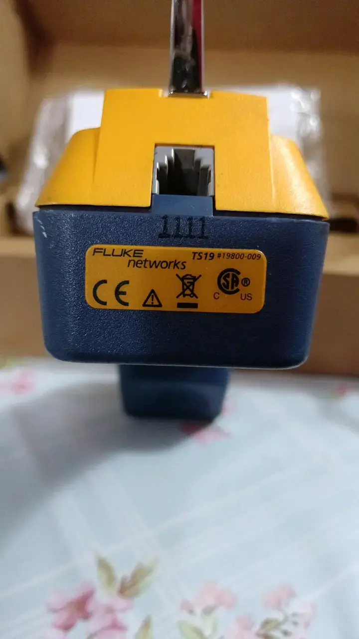 Probador de línea telefónica amarillo - 4