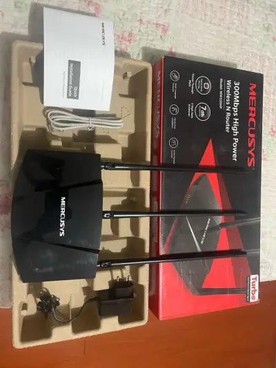 Router inalámbrico Mercusys 300Mbps alta potencia - miniatura 1