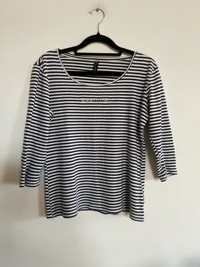 Polera a rayas blancas y negras Marítimo - miniatura 1