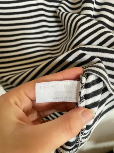 Polera a rayas blancas y negras Marítimo - miniatura 3