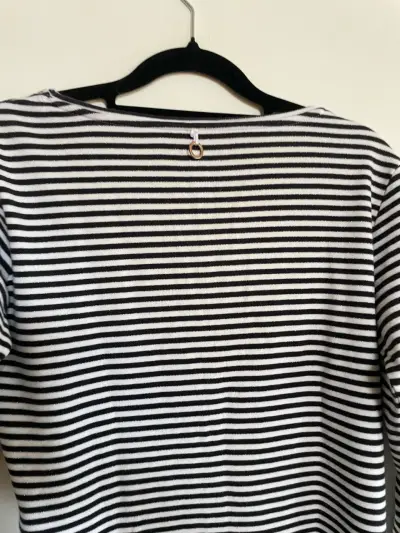 Polera a rayas blancas y negras Marítimo - miniatura 5