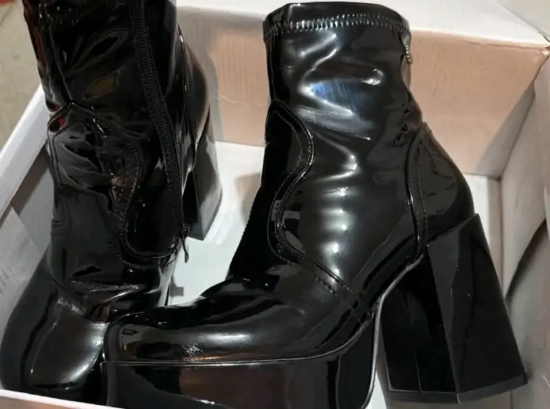Botines de charol negro Chalada TALLA 35! - 1