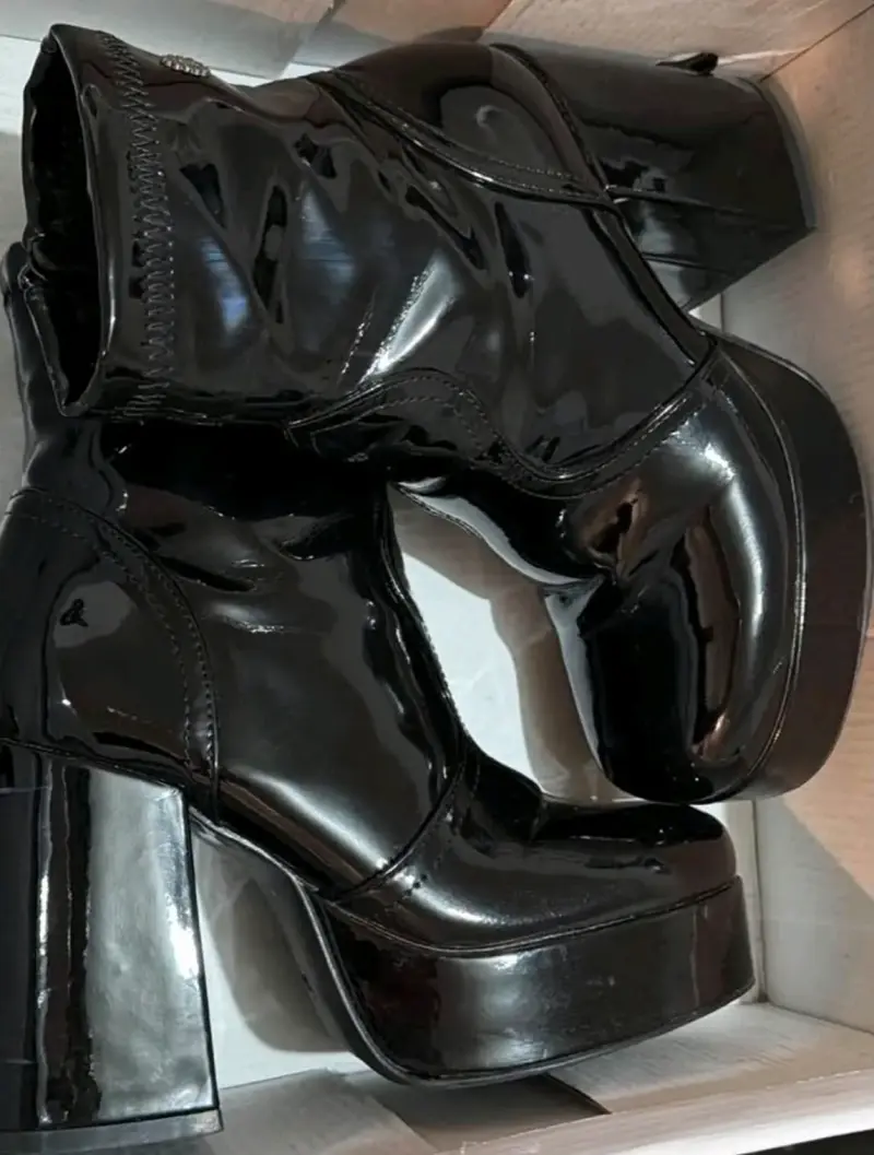 Botines de charol negro Chalada TALLA 35! - 2