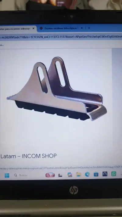 Zapatas para escaleras telescópicas de aluminio - miniatura 1