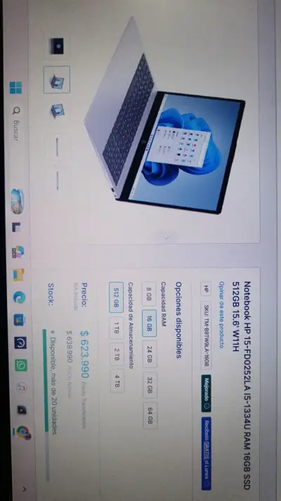 Laptop HP con pantalla de 15 pulgadas - miniatura 6