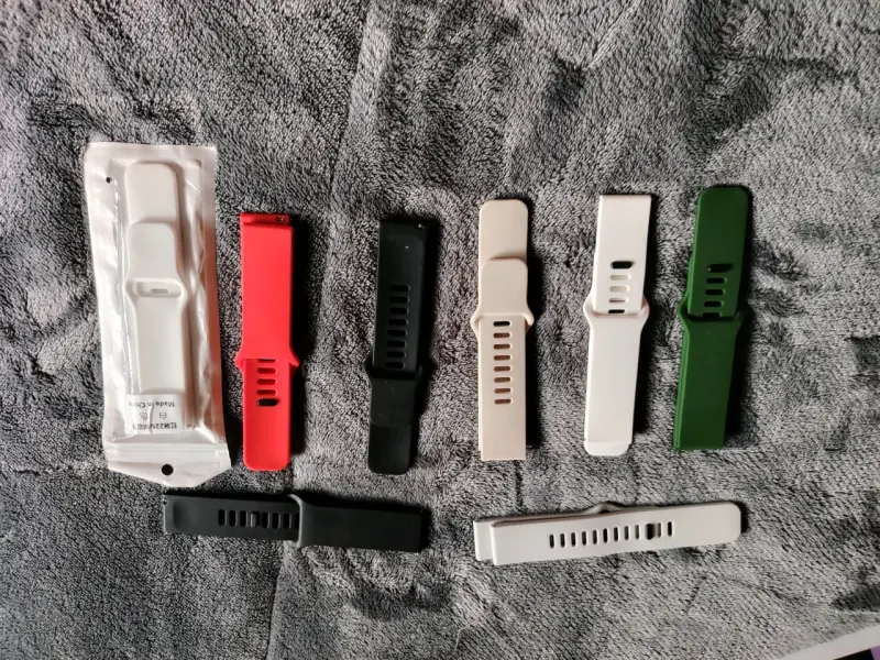 Set de correas de silicona para smartwatch