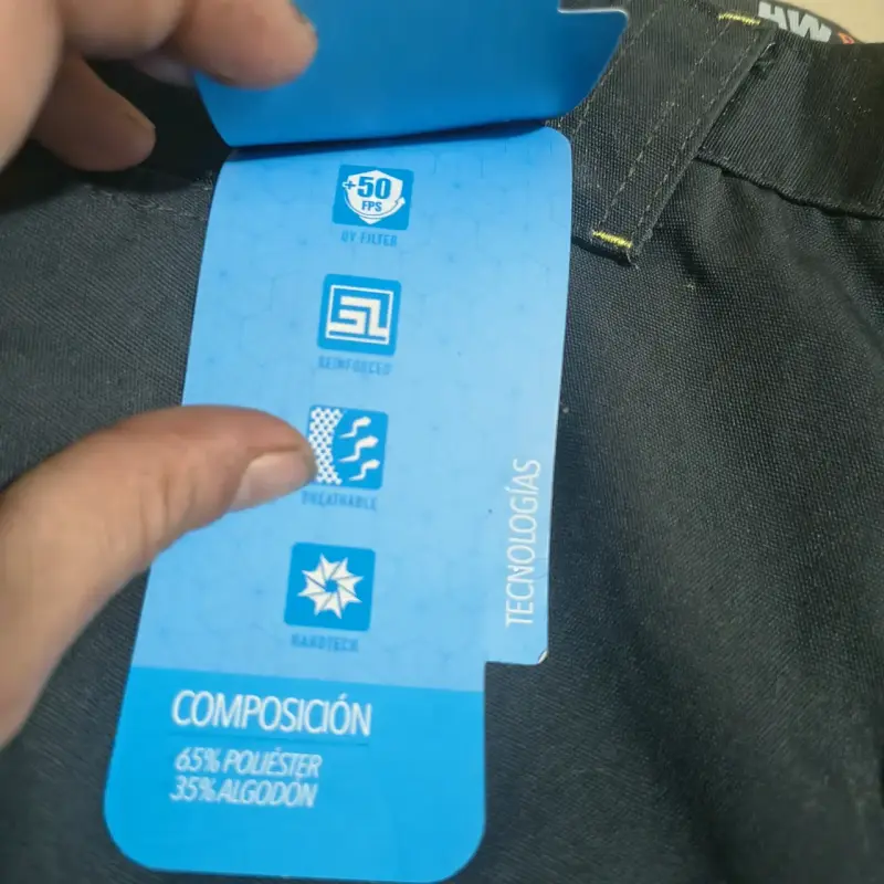 Pantalones de trabajo HW azul marino talla M - 5