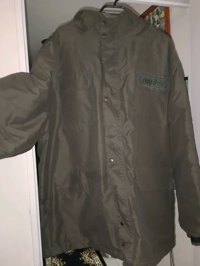 Parka verde GOD LEVEL con capucha para hombre - 2