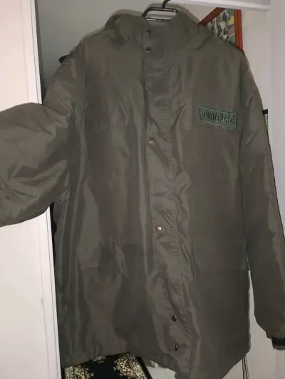 Parka verde GOD LEVEL con capucha para hombre - miniatura 2