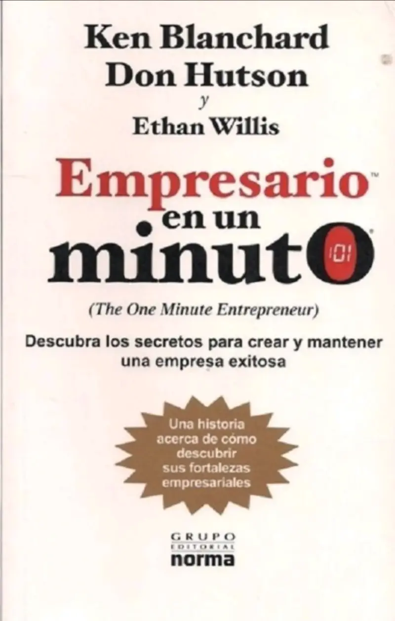 Libro Empresario en un Minuto de Ken Blanchard