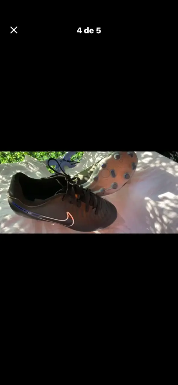 Botines de fútbol Nike Tiempo negros - 2