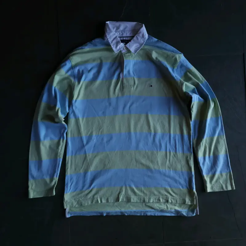 Polera Tommy Hilfiger rayada manga larga - 1