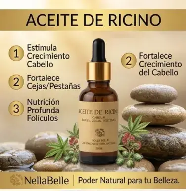 Aceite de Ricino NellaBelle - miniatura 1