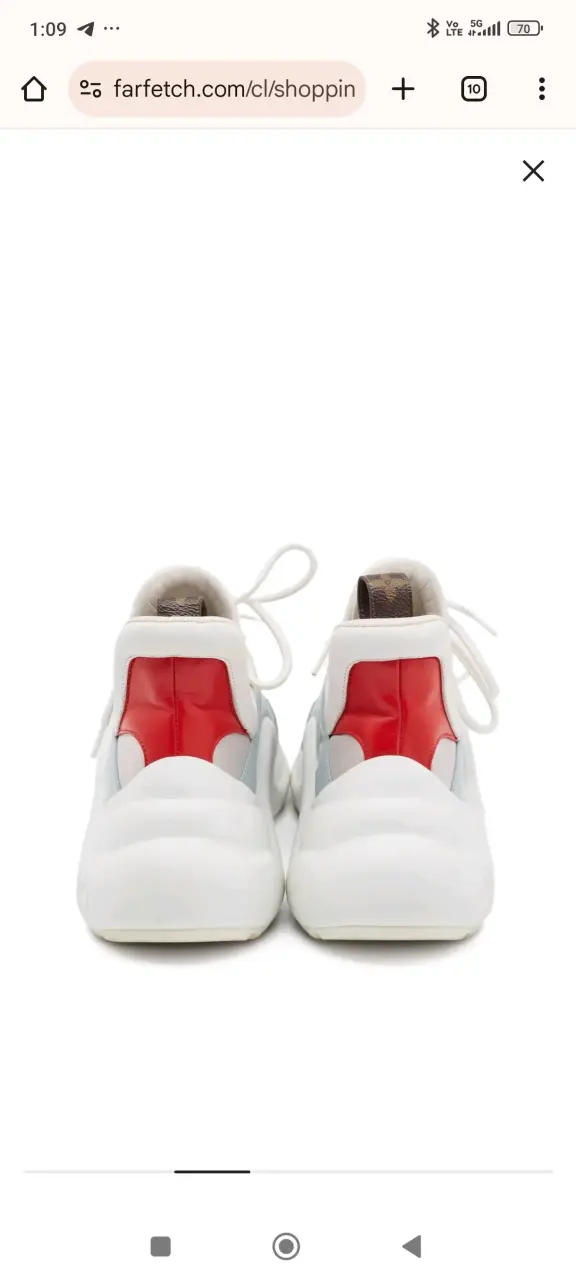 Zapatos blancos con suela de goma - 3