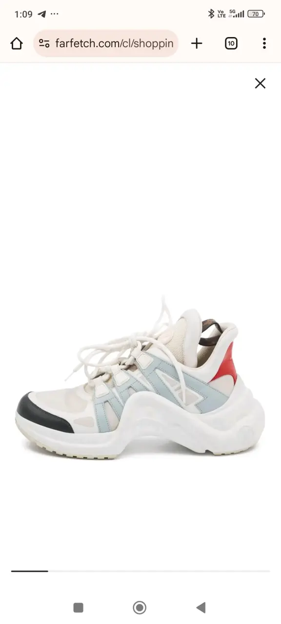 Zapatos blancos con suela de goma - 5