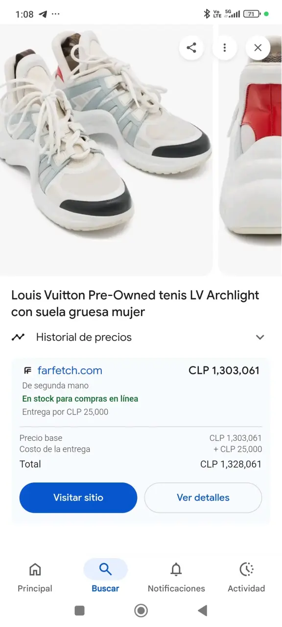 Zapatos blancos con suela de goma - 6