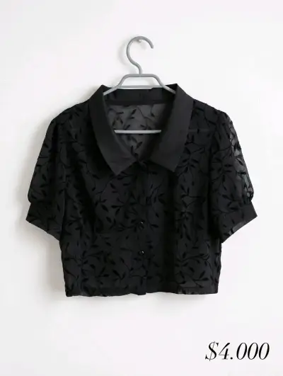 Blusa floral bordada de colores vivos - miniatura 3