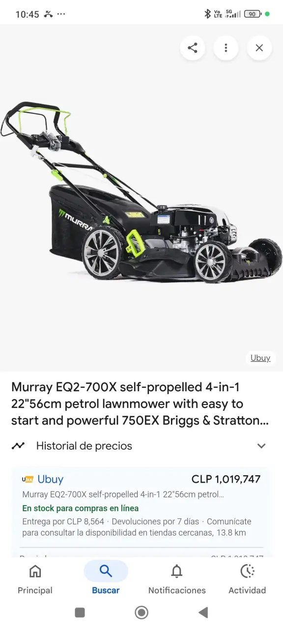 Cortacésped Murray 450E usado en buen estado - 6