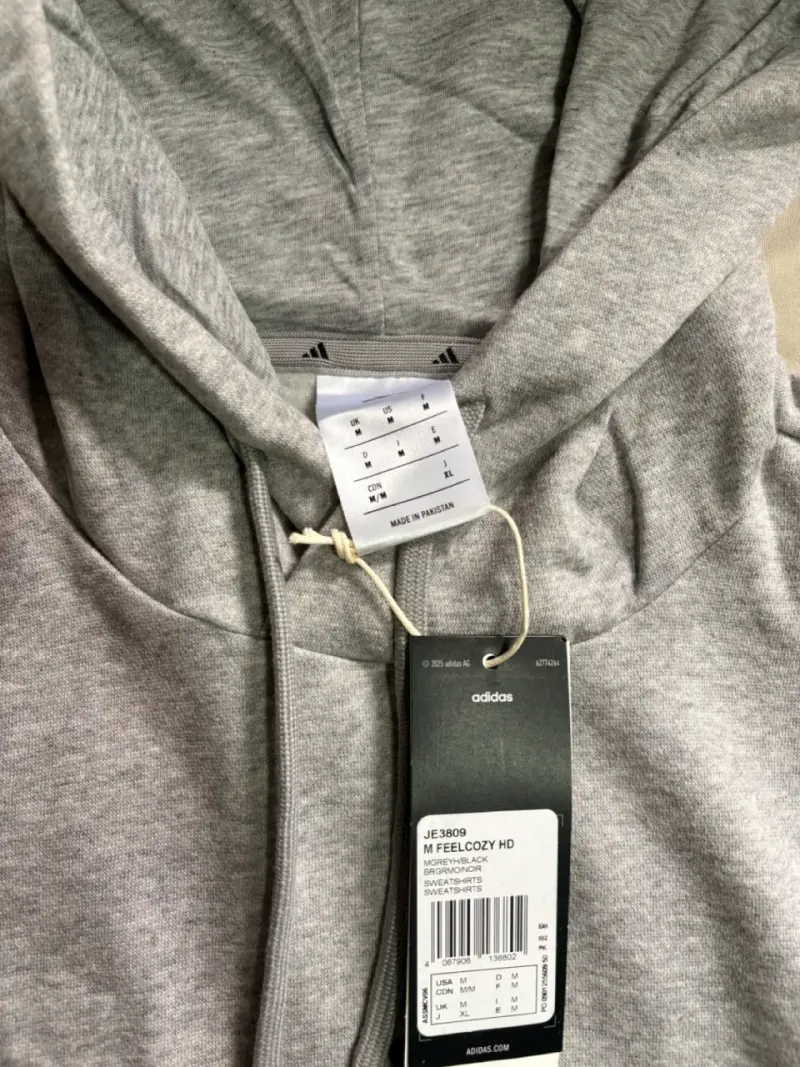 Polerón gris marca Adidas - 2