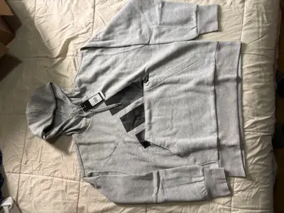 Polerón gris con capucha adidas - miniatura 1