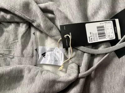 Polerón gris con capucha adidas - miniatura 2