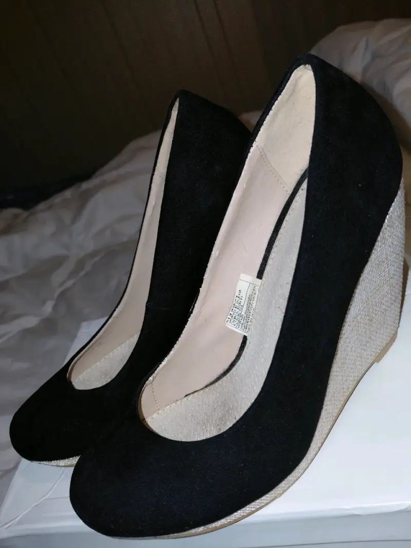 Botines de cuero marrón con plataforma - 4