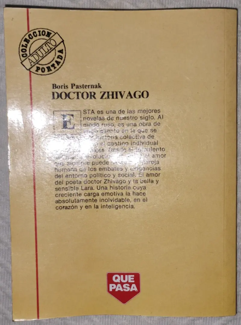 Libro Doctor Zhivago Tomo I Boris Pasternak - 2