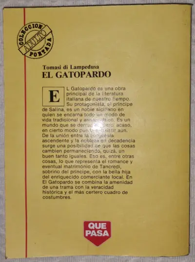Libro El Gatopardo de Tomasi di Lampedusa - miniatura 2