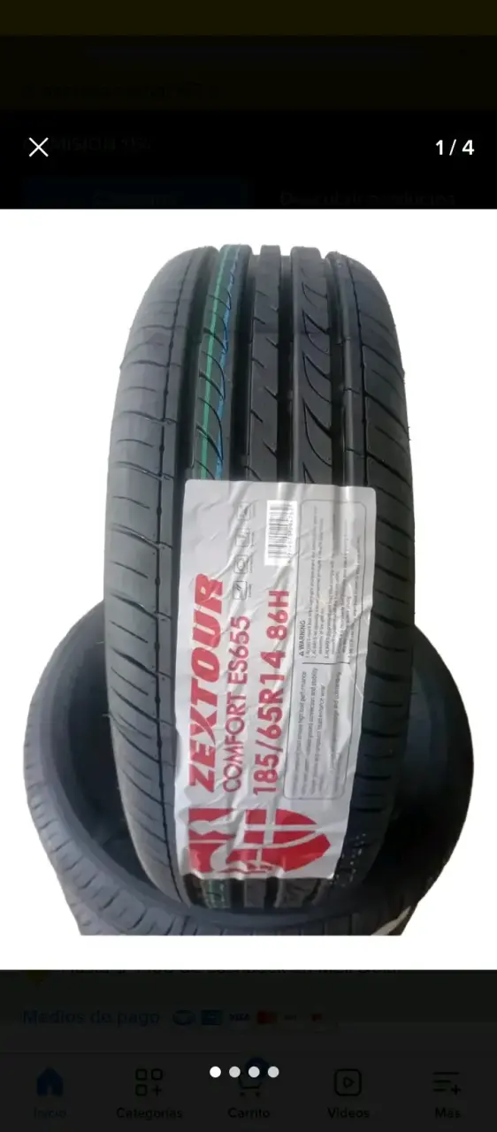 Neumático Zextour Comfort ES665 185/65R14