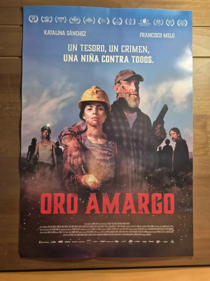 Poster película chilena Oro Amargo