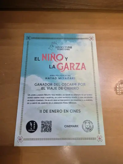 Mini afiche de película 'El Niño y la Garza' - miniatura 2