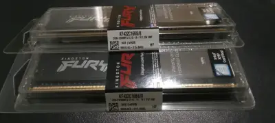 Kit RAM Kingston Fury 16GB DDR4 3200MHz - miniatura 1