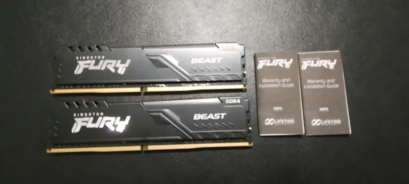 Kit RAM Kingston Fury 16GB DDR4 3200MHz - 2