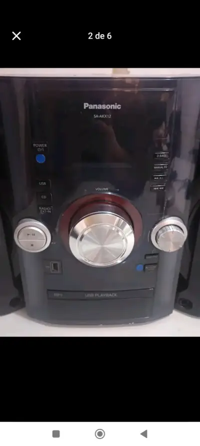 Equipo de sonido Panasonic SA-AKX12 - miniatura 2