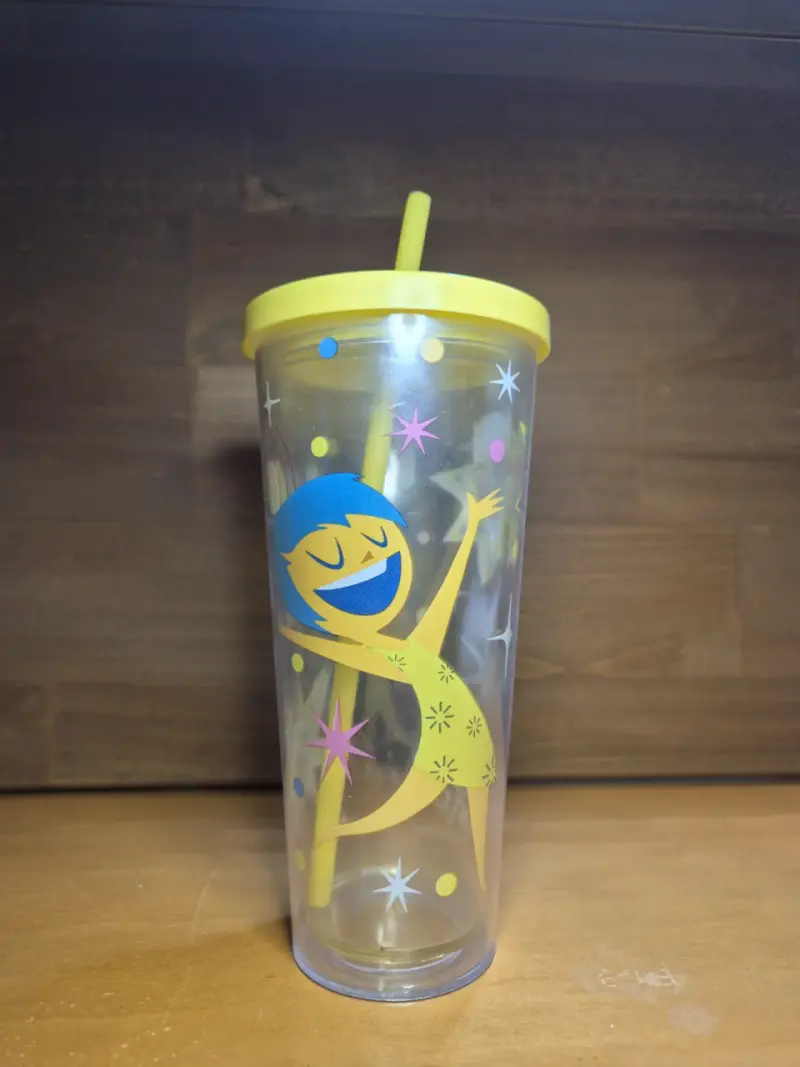 Vaso plástico intensamente 2 alegria - 1