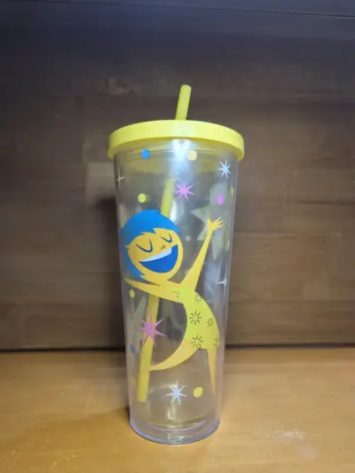 Vaso plástico intensamente 2 alegria - miniatura 1
