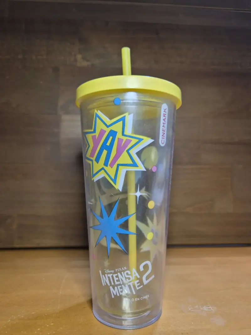 Vaso plástico intensamente 2 alegria - 2