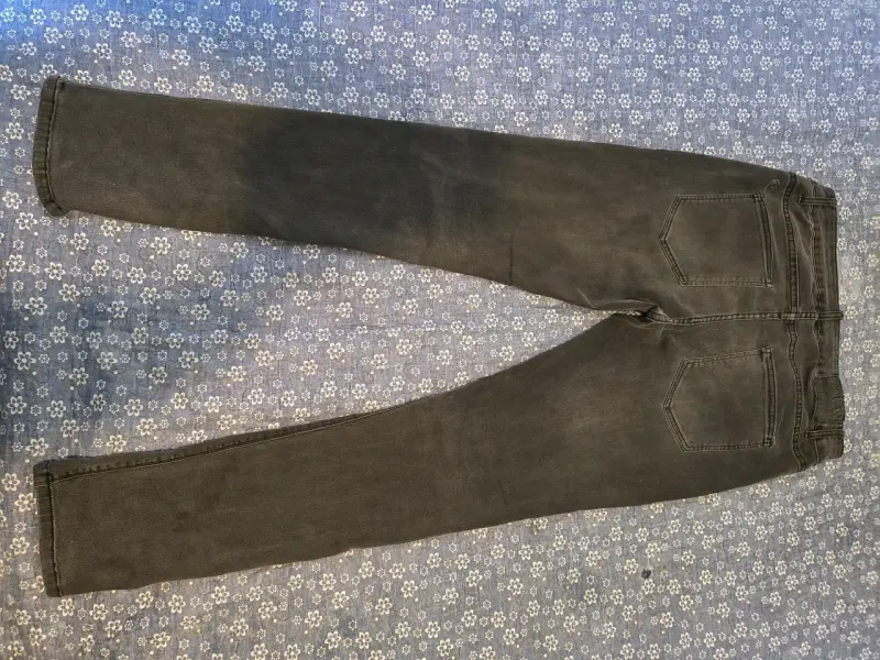 Jeans negros desgastados para hombre - 3