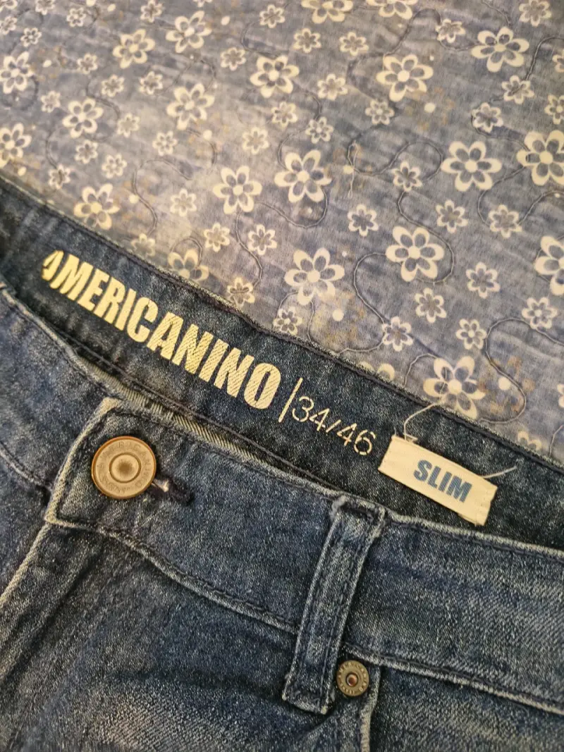 Jeans Americanino y Wrangle azul Hombre - 2