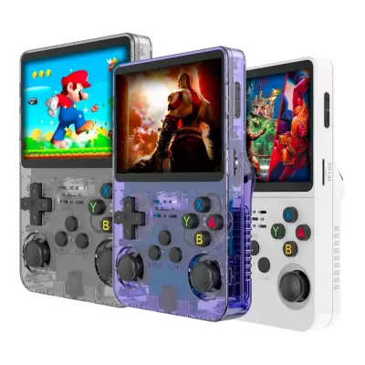 Consola portátil retro R36S 64gb Nuevo Blanco - miniatura 1